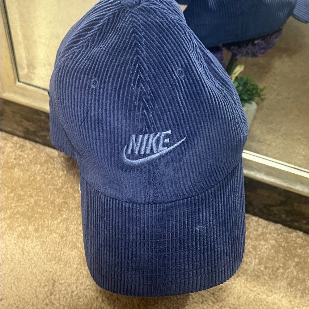 Nike Blue Corduroy Cap